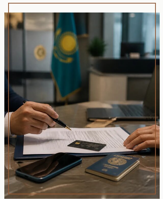 Открытие счета и банковской карты в Казахстане в Глазове
